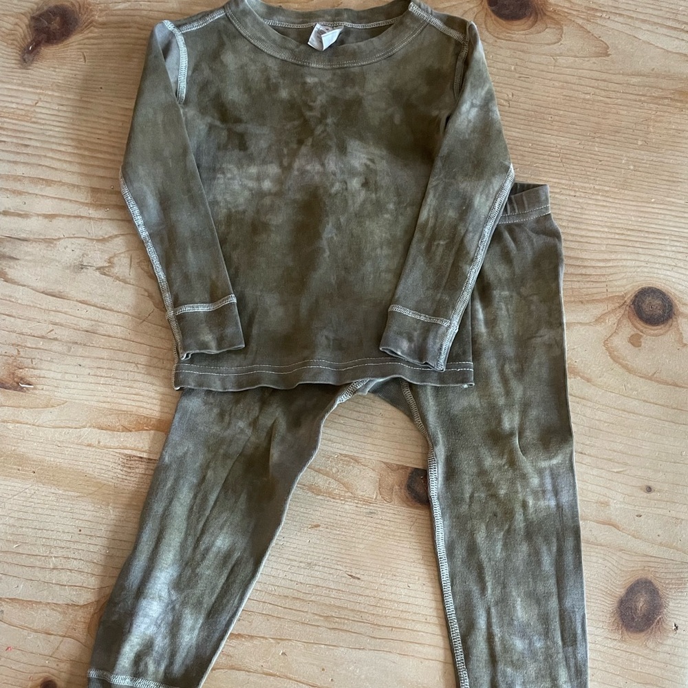 Organic natural hand dyed Hanna Andersson pajamas